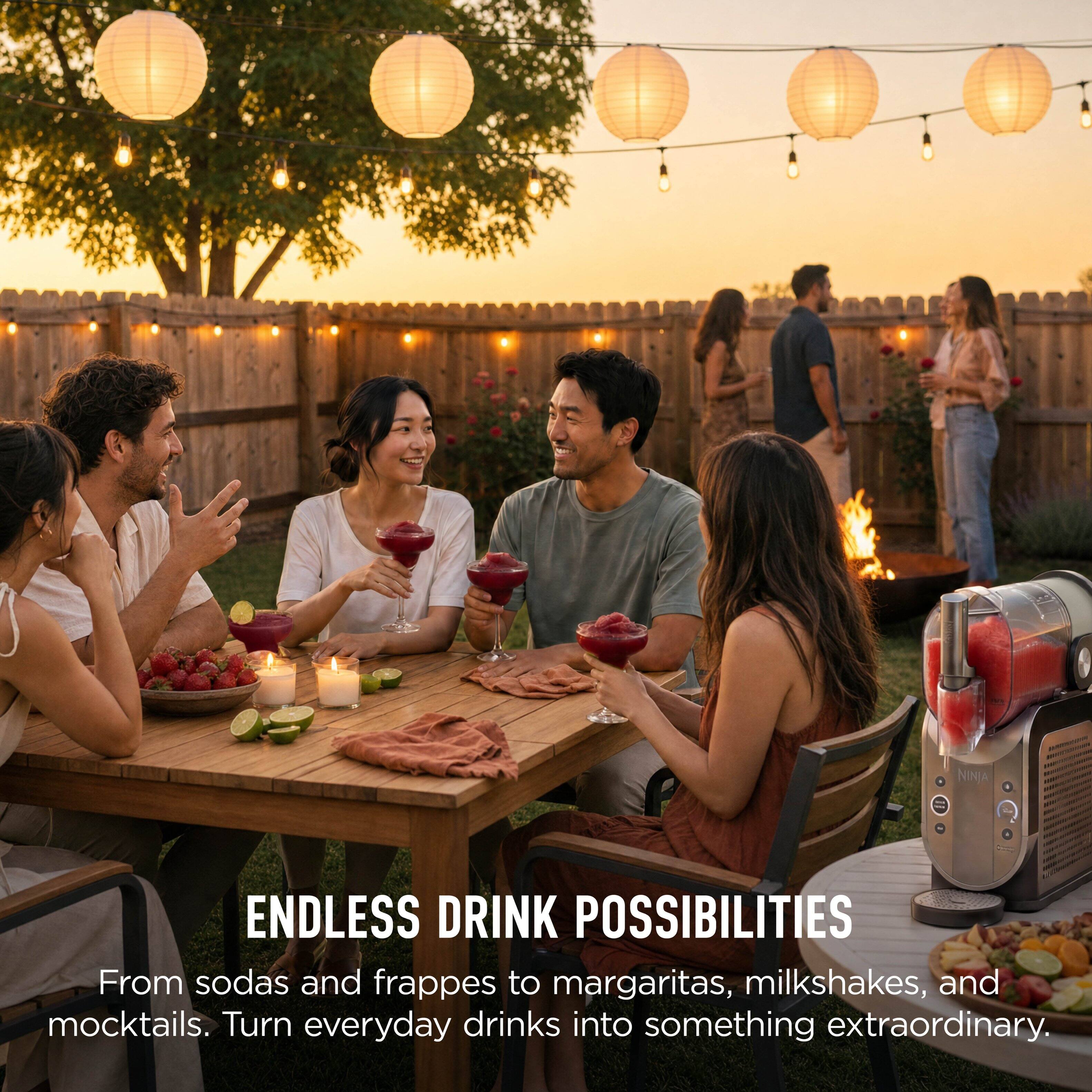 ENDLESS DRINK POSSIBILITIES

From sodas and frappes to margaritas, milkshakes, and mocktails. Turn everyday drinks into something extraordinary.