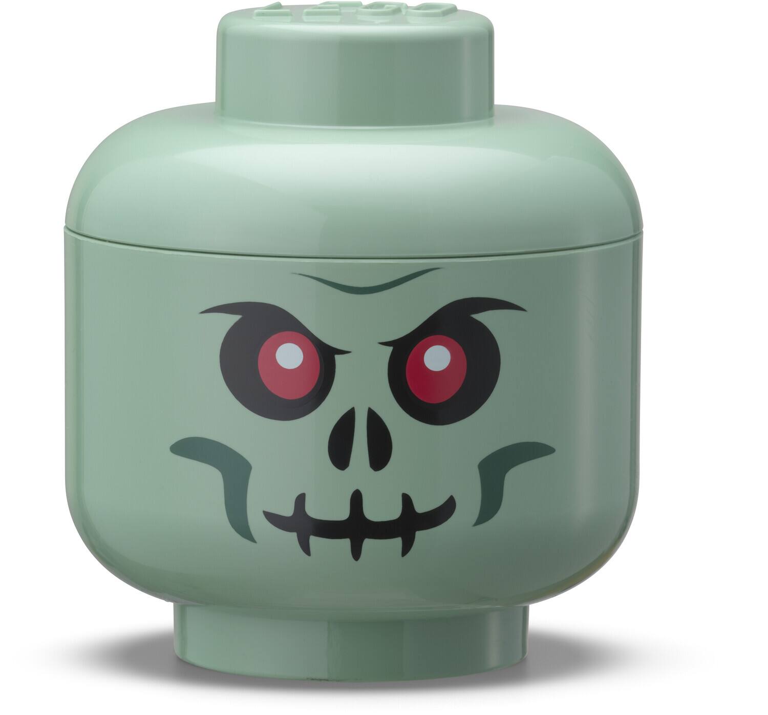 Alt View 1. Room Copenhagen - LEGO Mini Stackable Storage Head, Green Skeleton   - COLLECTIBLES - Multicolor.