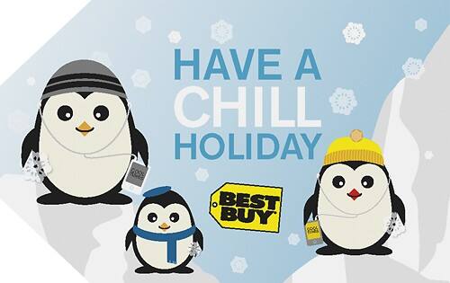 Alt View Standard 1. Best Buy GC - $200 Penguin Chill Holiday Gift Card.