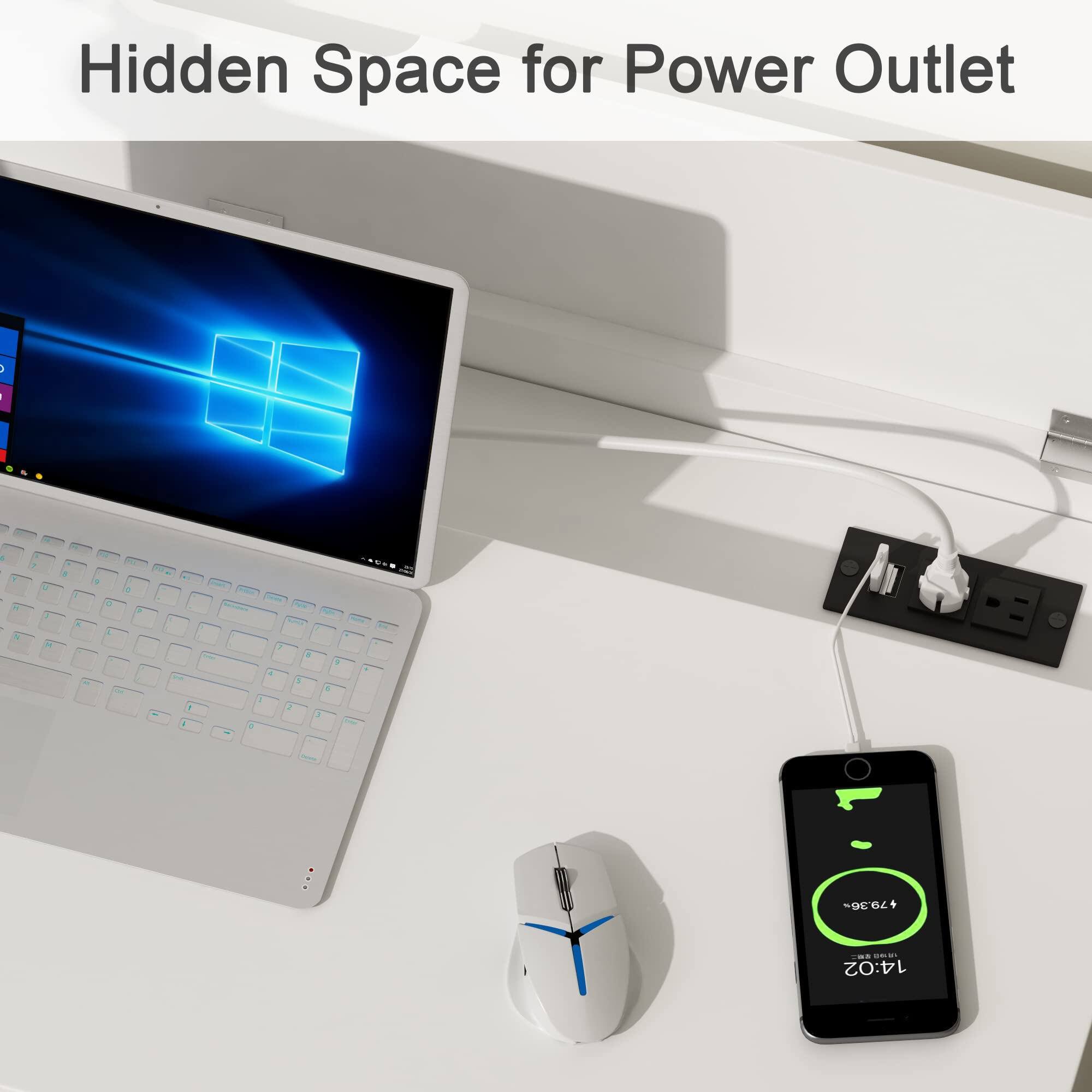 Hidden Space for Power Outlet