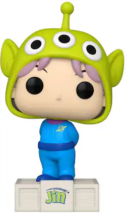 Funko - POP! Rocks: BTS Toy Story x Tiny TAN - Jin As Alien - COLLECTIBLES - Multicolor