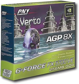 Best Buy PNY Verto GeForce FX 5700 VE Graphics Card VCFX5756VA