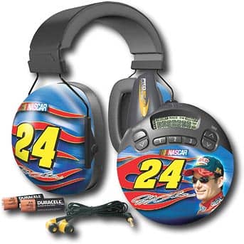 Best Buy ProScan 100 Jeff Gordon NASCAR Trackside Radio Scanner w Earmuffs C100 24