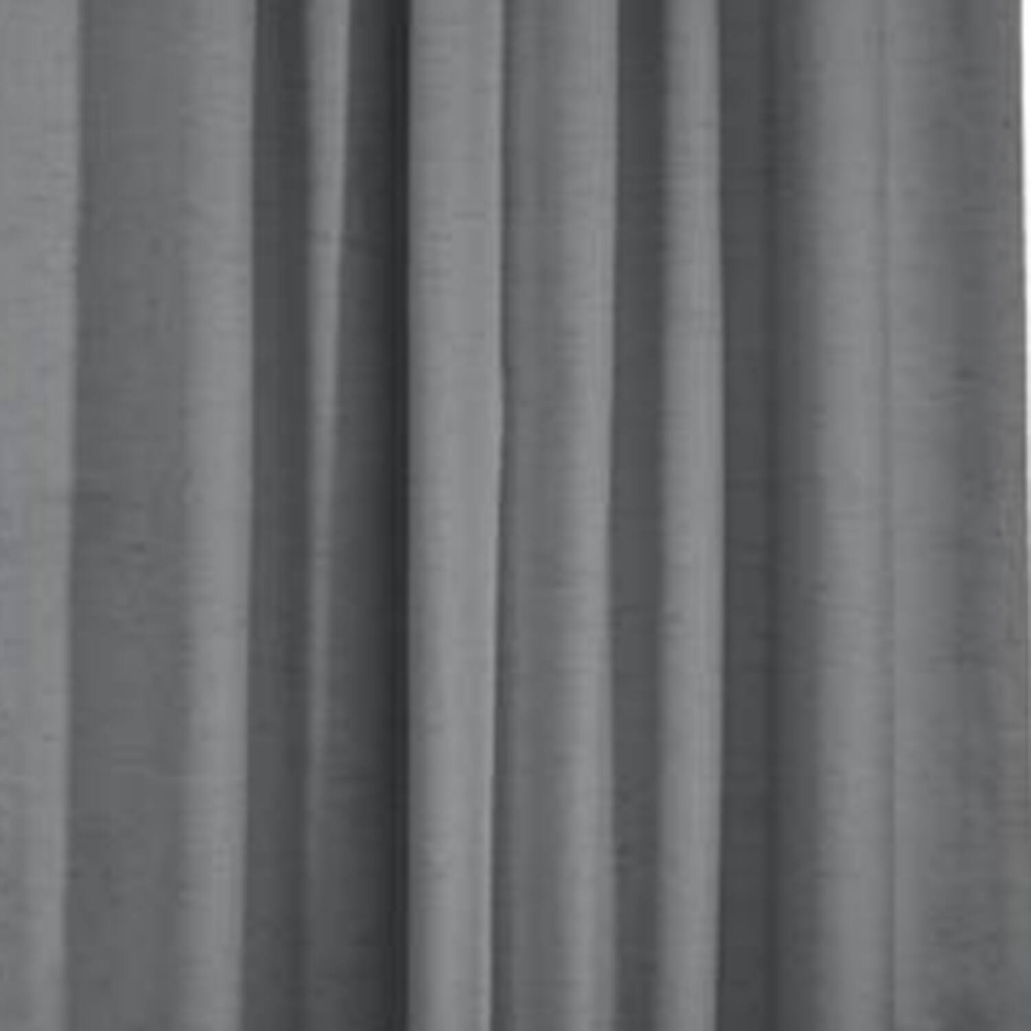 Left. Commonwealth Home Fashions - Commonwealth Ventura Tab Top Curtain Panel Pair Window Dressing each - 78x84" Dark Grey - Dark gray.