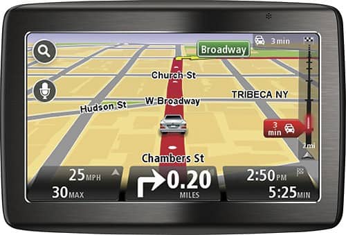 Front Standard. TomTom - Refurbished VIA 1435 GPS.