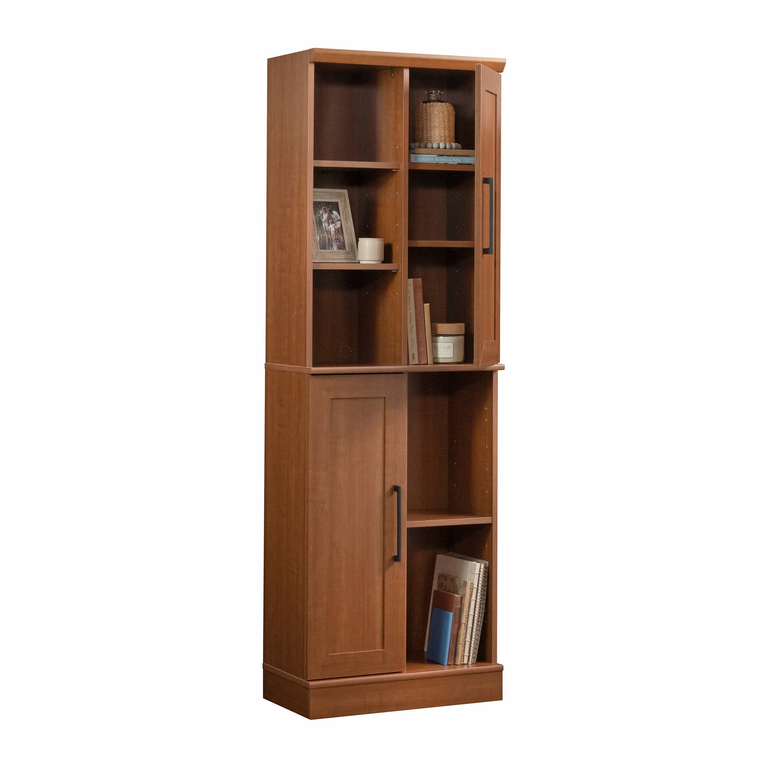 Left. TinyHomie - Storage Cabinet Brown finish.