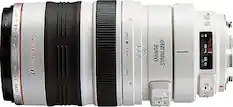 Angle. Canon - EF 100-400mm f/4.5-5.6L IS USM Telephoto Zoom Lens - White.