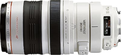 Canon EF 100 400mm f/4.5 5.6L IS USM Telephoto Zoom Lens White Canon EF 100 400mm f/4.5 5.6L IS USM Telephoto Zoom Lens White