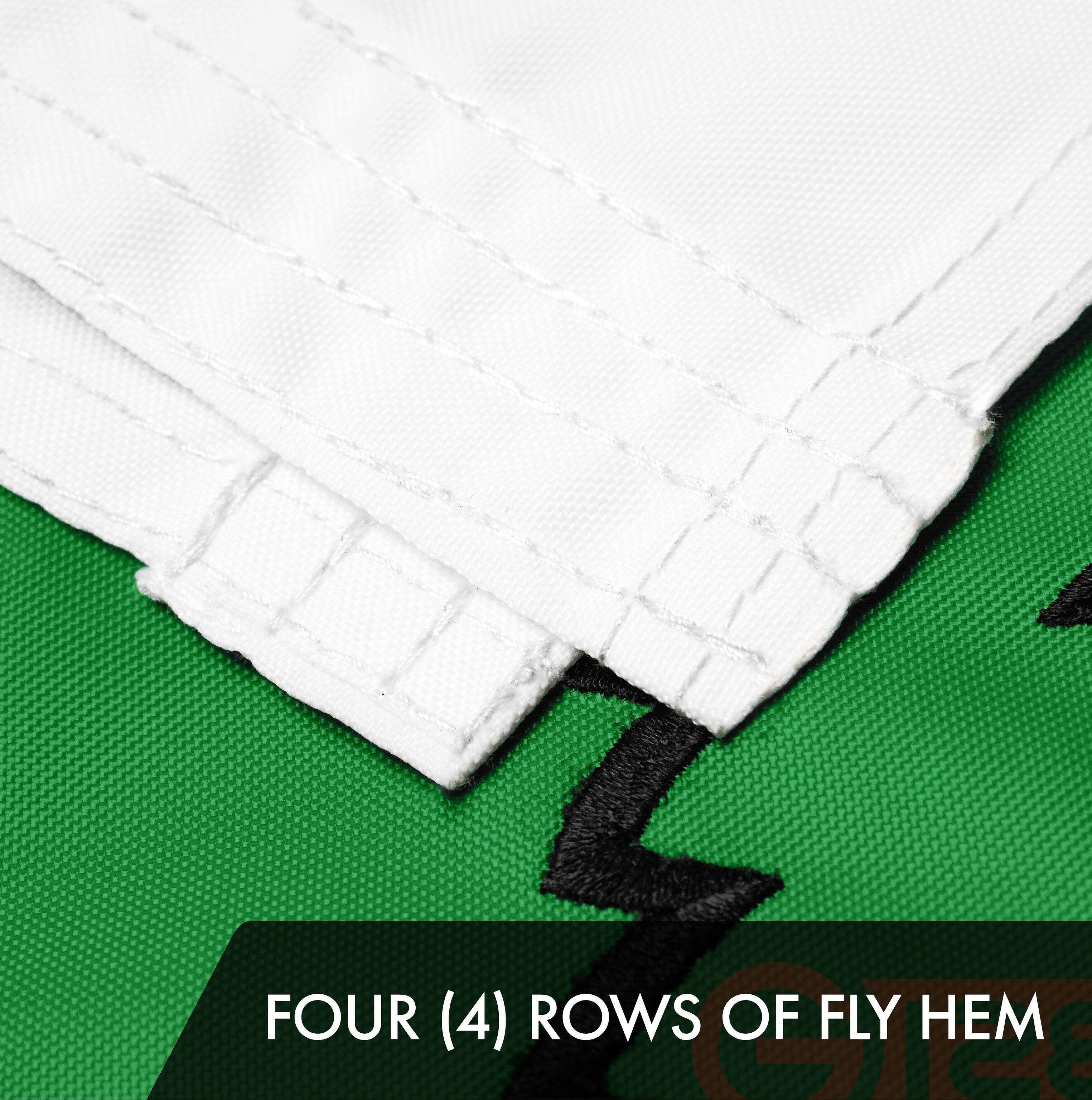 FOUR (4) ROWS OF FLY HEM