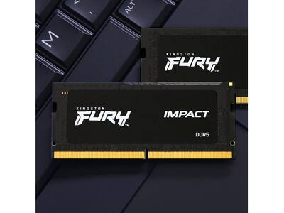 Kingston KF556S40IBK2-32 FURY Impact 32GB (2 x 16GB) DDR5 SDRAM Memory... Kingston KF556S40IBK2-32 FURY Impact 32GB (2 x 16GB) DDR5 SDRAM Memory...