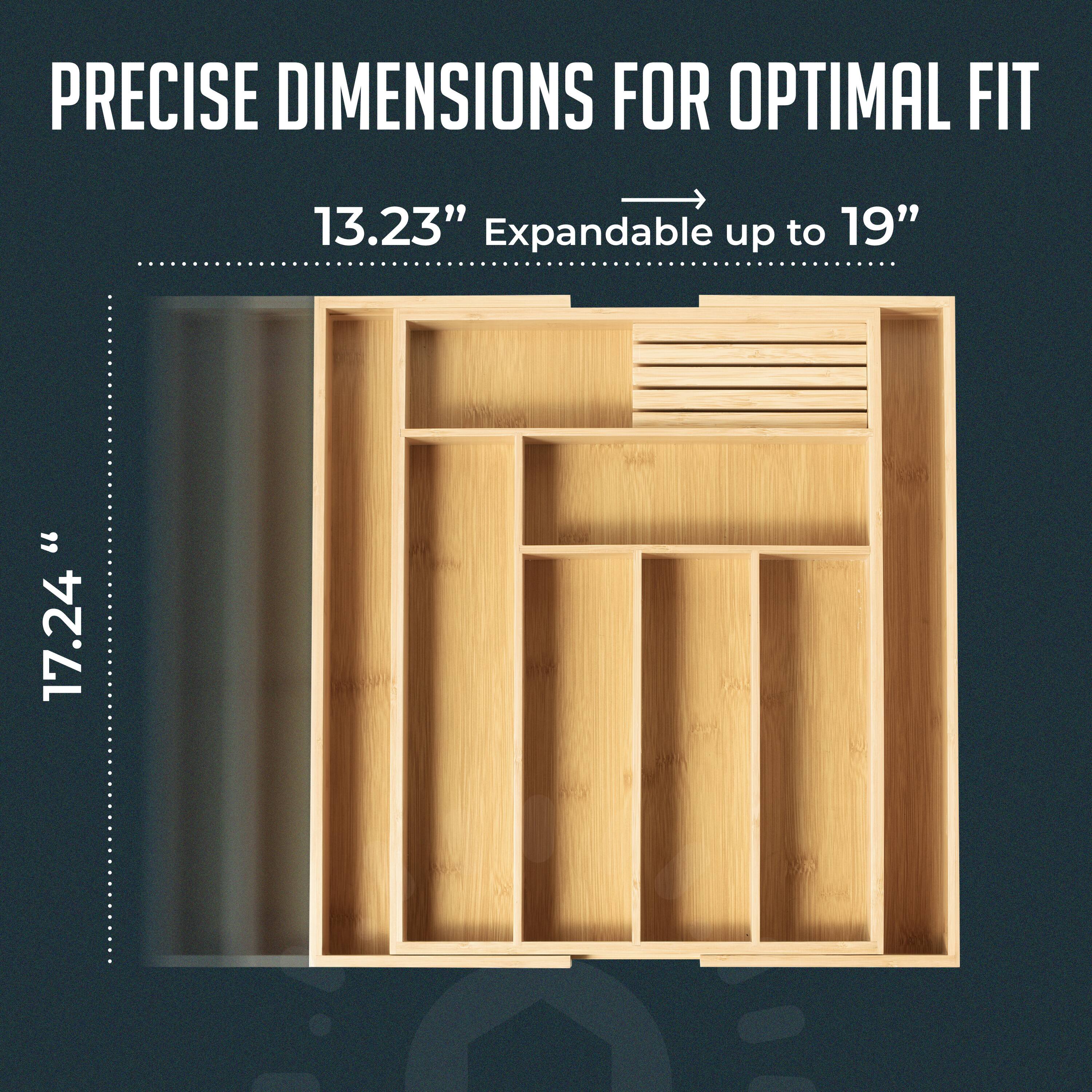 PRECISE DIMENSIONS FOR OPTIMAL FIT

13.23" Expandable up to 19"

17.24"