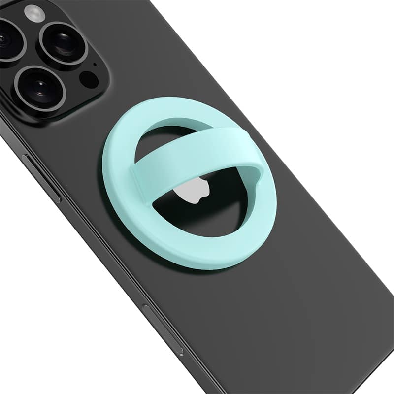 Front. Mybat - MyBat SafeGrip MagSafe Phone Grip - Green - Green.