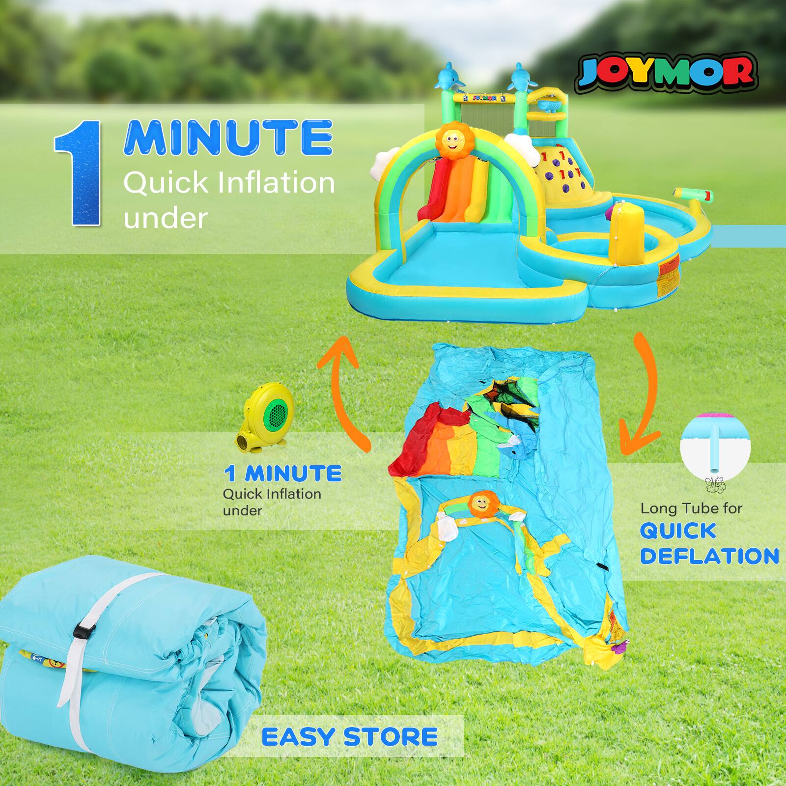 1 MINUTE Quick Inflation under

1 MINUTE Quick Inflation under

Long Tube for QUICK DEFLATION

EASY STORE