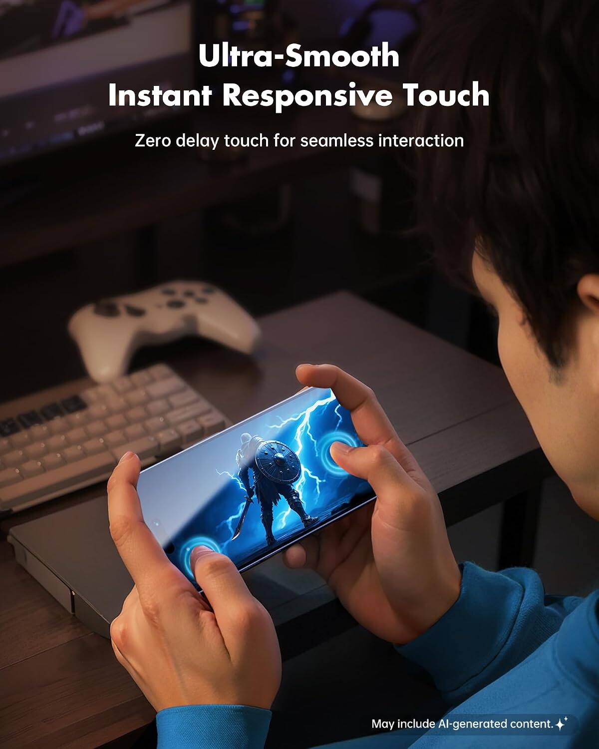 Ultra-Smooth Instant Responsive Touch  
Zero delay touch for seamless interaction  
May include AI-generated content.