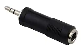 Pig Hog - Solutions - TRS(F) - 3.5mm(M) Stereo Adapter - Black
