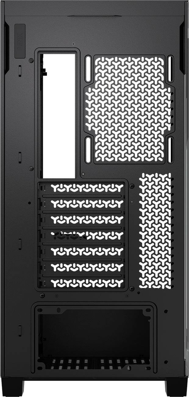 Alt View 10. CORSAIR - 3500X LX-R RGB iCUE LINK Mid-Tower PC Case - Black.