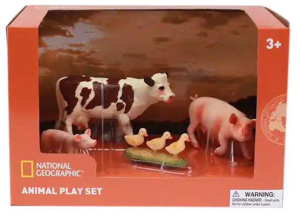 3+
NATIONAL GEOGRAPHIC
ANIMAL PLAY SET
WARNING: CHOKING HAZARD - Small parts. Not for children under 3 years.