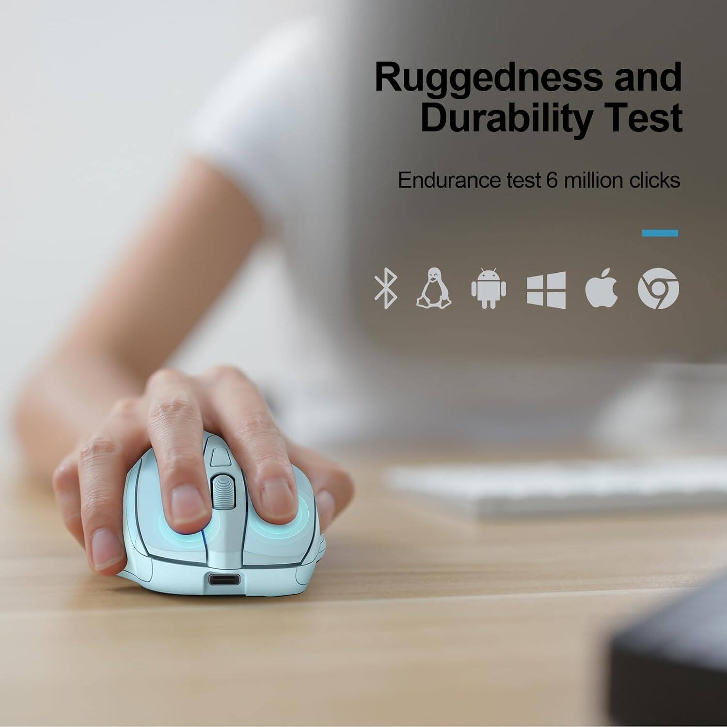 Ruggedness and Durability Test  
Endurance test 6 million clicks