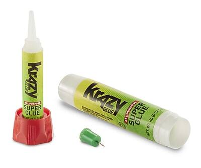 Krazy Glue Super Glue  
Krazy Glue All Purpose Glue  
0.07 oz (2g) Net Weight