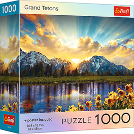Trefl - Red Grand Tetons 1000 Piece Puzzle