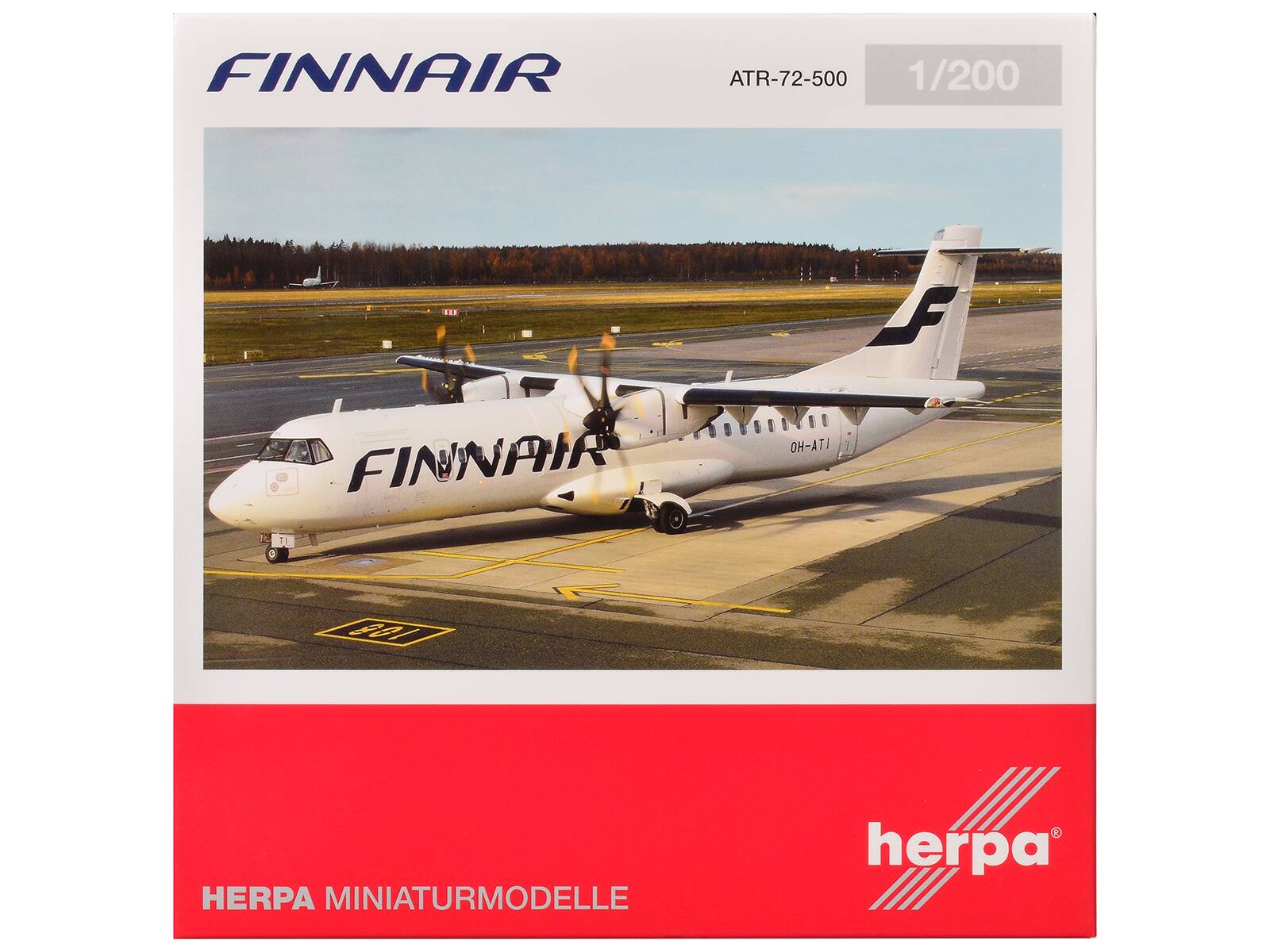 FINNAIR  
ATR-72-500  
1/200  

FINNAIR  
OH-ATI  

HERPA MINIATURMODELLE  
herpa