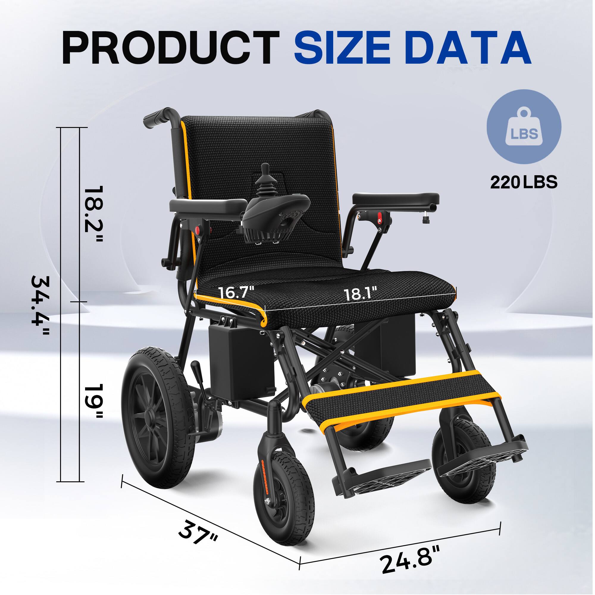 PRODUCT SIZE DATA

34.4" = 18.2"
19"
16.7"
18.1"
220LBS
37"
24.8"
