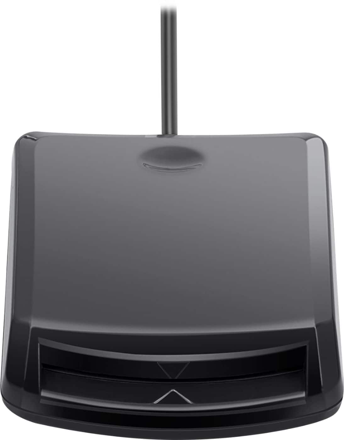 Angle. Belkin - USB Smart Card/CAC Reader - Black.