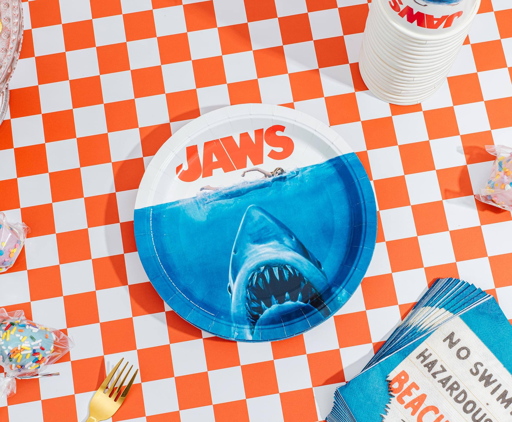 JAWS  
NO SWIM HAZARDOUS BEACH