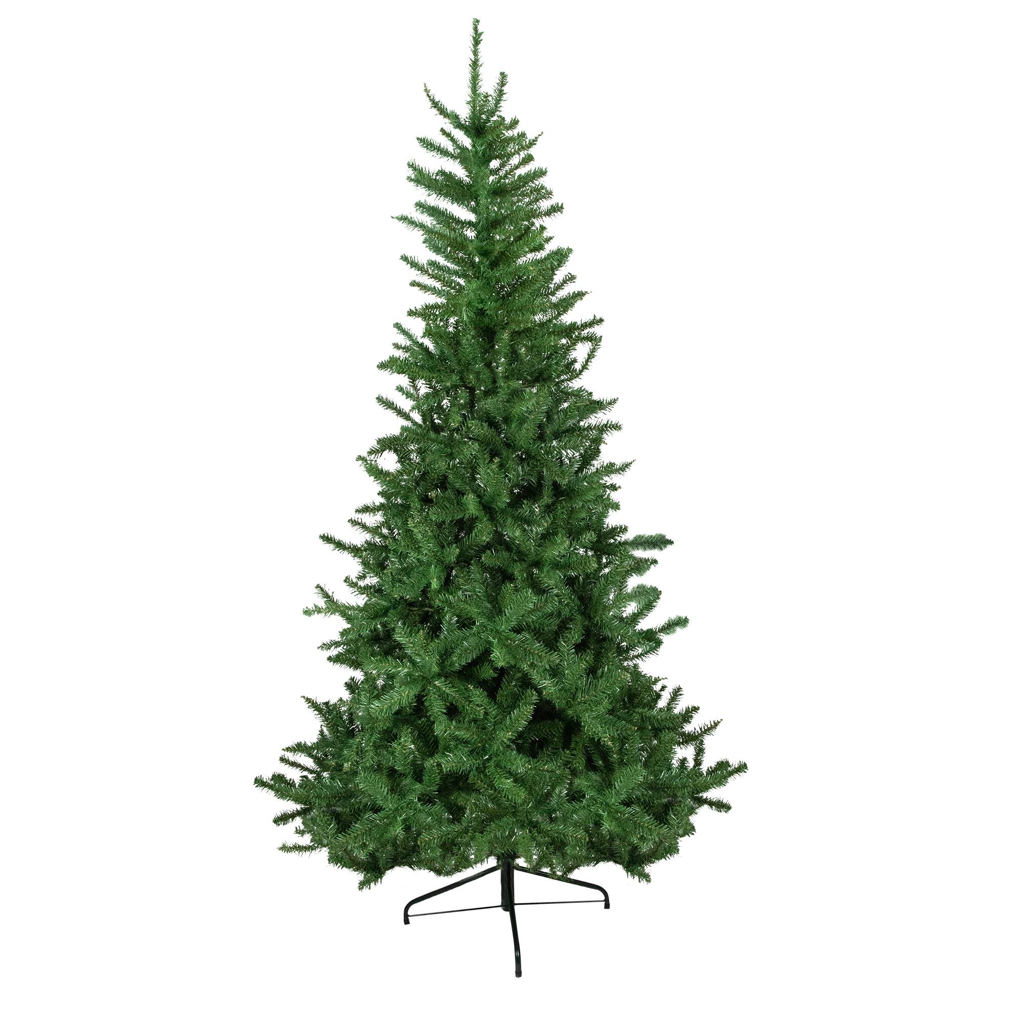 Front. Northlight - 6.5' Winona Fir Artificial Christmas Tree, Unlit - Green.