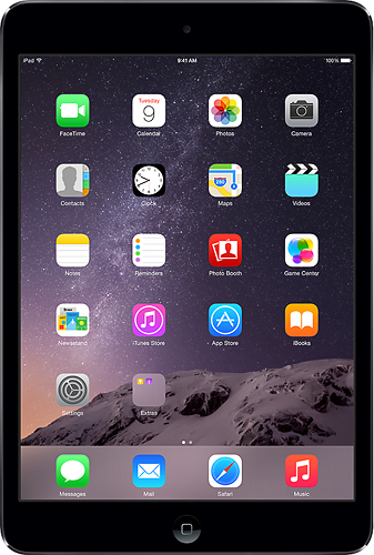 Apple - Geek Squad Certified Refurbished mini 2 with Wi-Fi - 32GB - Space Gray/Black