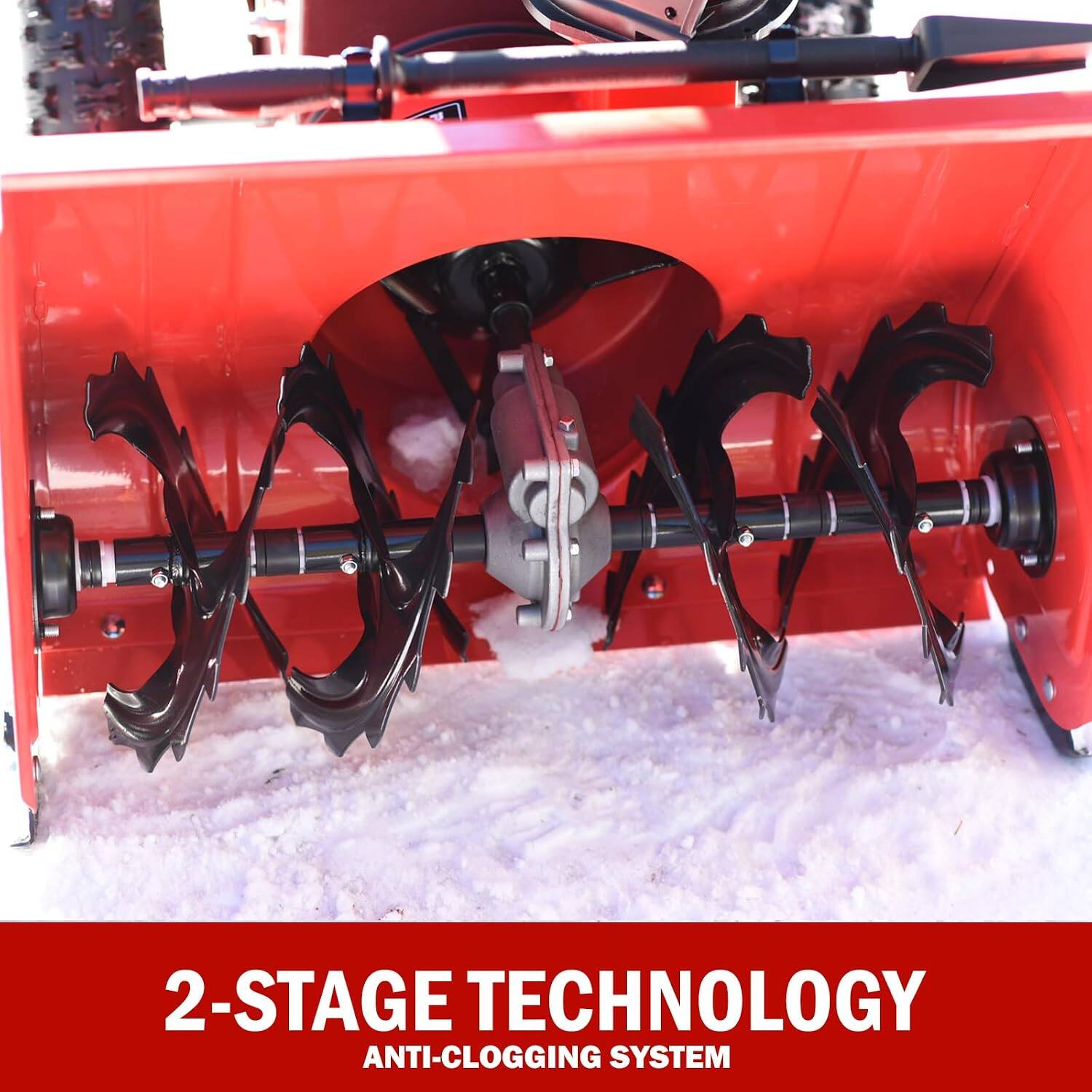 2-STAGE TECHNOLOGY  
ANTI-CLOGGING SYSTEM