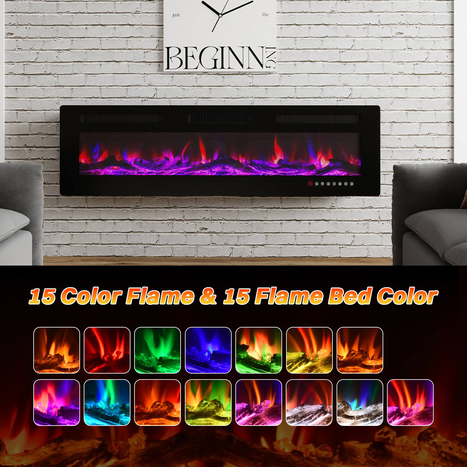 BEGINN

15 Color Flame & 15 Flame Bed Color