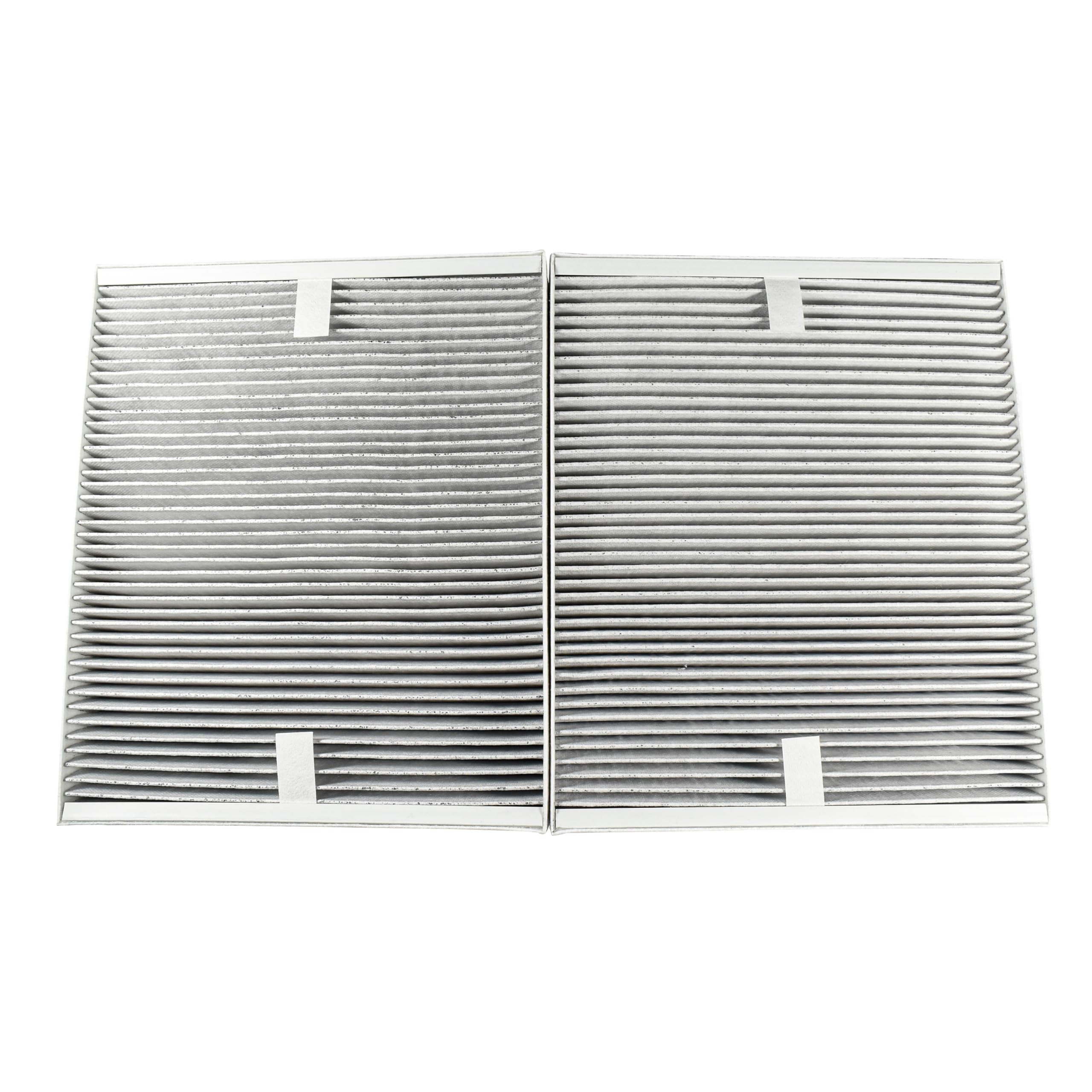 Angle. HQRP - 2-Pack 2-in-1 HEPA Carbon Replacement Filters for Stadler Form Roger Little R-114 Air Purifier.