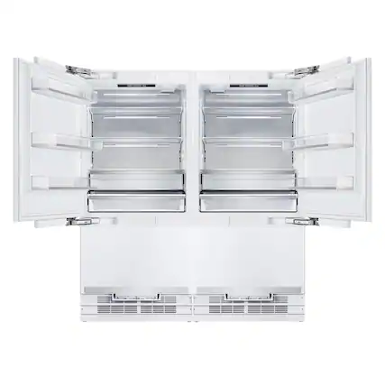 Front. Kucht - 72 in. 39.6 cu. ft. French Door Built -In Refrigerator in Custom Panel Ready, Counter Depth - Panel Ready.