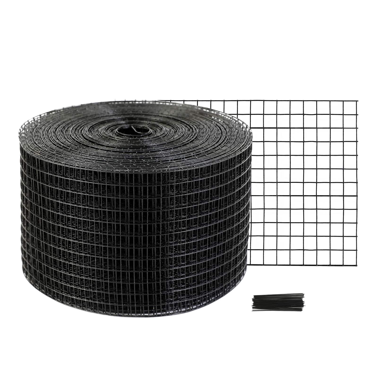 VEVOR - 8 inch x 100ft Solar Panel Bird Guard, Critter Guard Roll Kit with Rust-proof PVC Coating, Solar Panel Guard - Black