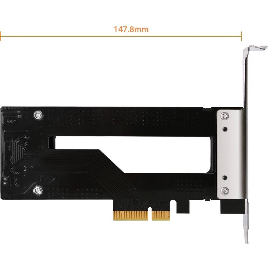 Alt View 2. Icy Dock - Drive Bay Adapter M.2, PCI Express NVMe - PCI Express 3.0 x4 Host Interface.