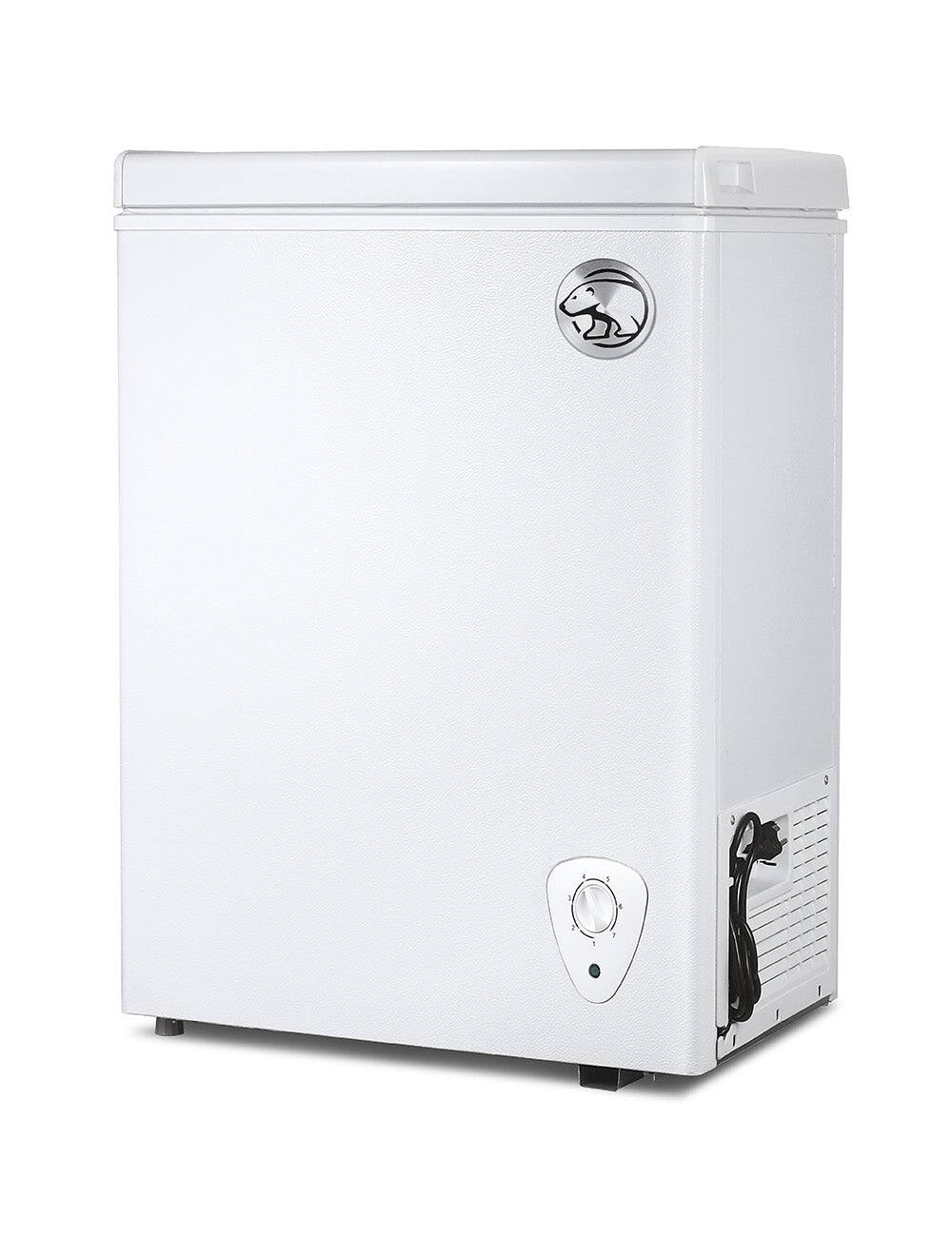 Front. Commercial Cool - Commercial Cool 1.8 Cu. Ft. Compact Chest Freezer, Textured Finish, Deep Freezer for Frozen Food Storage, White - White.