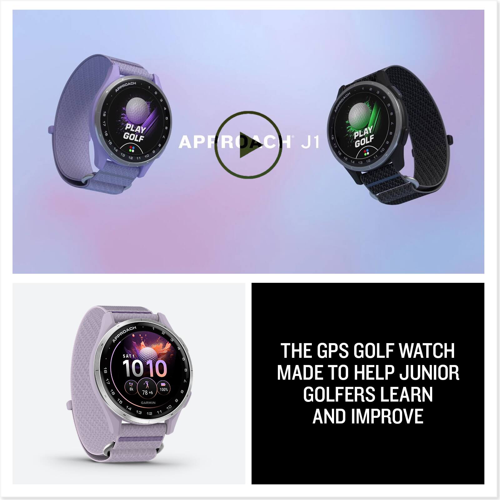 APPROACH J1

THE GPS GOLF WATCH MADE TO HELP JUNIOR GOLFERS LEARN AND IMPROVE