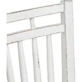 Liberty Furniture Industries - Spindle Back Swivel Bar Stools - Set of 2 - Antique White & Weathered Bark
