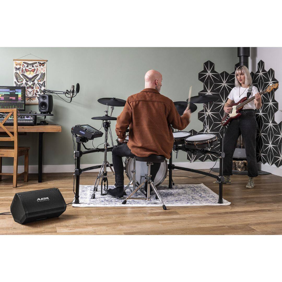 Angle. Alesis - Alesis Strike Amp 8 MK2 2000W Drum Amp with Bluetooth.