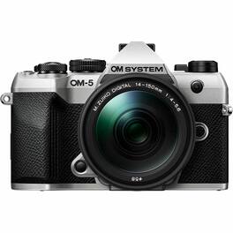 Olympus - V210072SU000 4K Video Mirrorless Camera with Lens - Silver