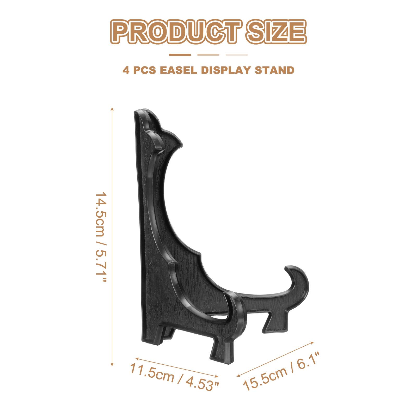 PRODUCT SIZE - 4 PCS EASEL DISPLAY STAND  
14.5cm / 5.71"  
11.5cm / 4.53"  
15.5cm / 6.1"