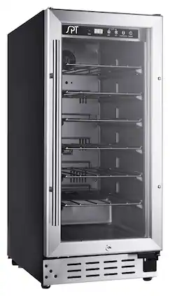 SPT - 33-Bottle Wine Cooler - Stainless Steel