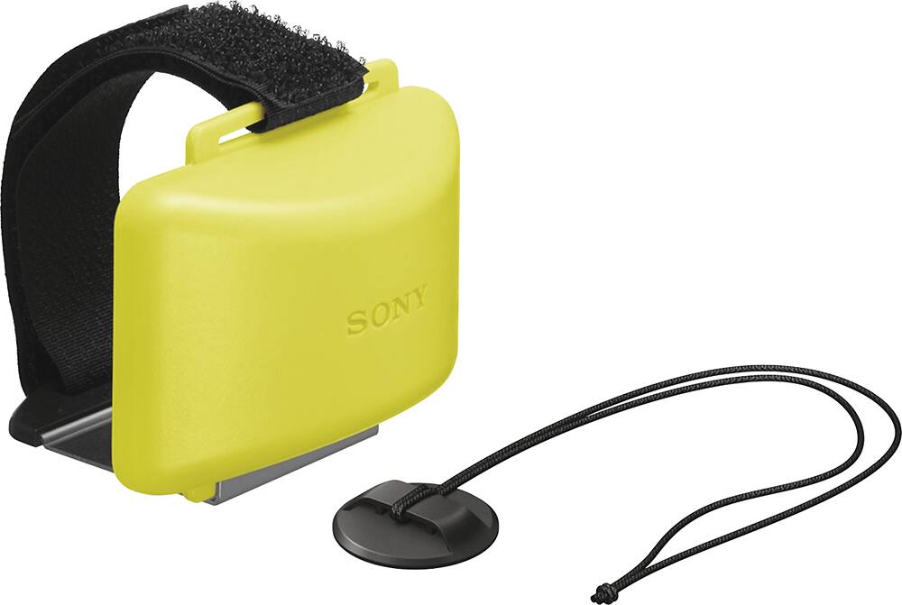 Angle. Sony - Flotation Device for Sony Action Cam - Yellow.