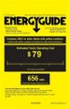 Energy Guide. JennAir - 20.8 Cu. Ft. French Door Refrigerator - Custom Panel Ready.