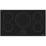 Front Zoom. JennAir - 36" Electric Induction Cooktop - Black.