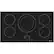 Front. JennAir - 36" Electric Induction Cooktop - Black.