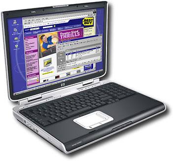 Angle Standard. Hewlett-Packard - Pavilion 540 Notebook with HT Technology.