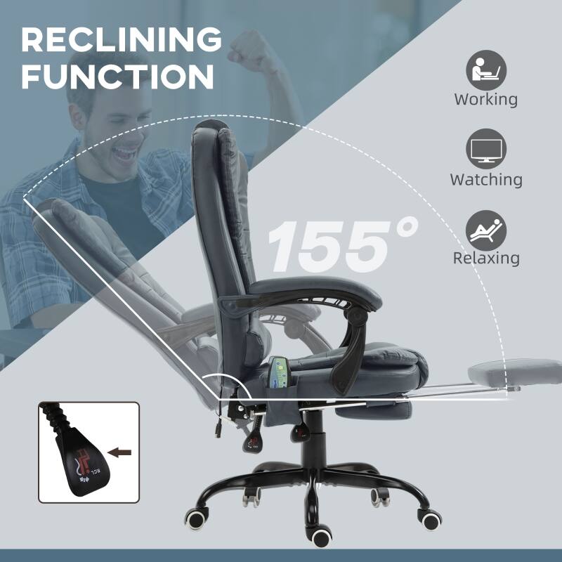 RECLINING FUNCTION  
Working  
Watching  
Relaxing  
155°
