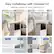Easy Installation with Included Kit
Adjustable Window Kit Range: 19.69-53.15 in
For Hung Window
For Sliding Window
Step 1
Step 2
Step 3
Step 4